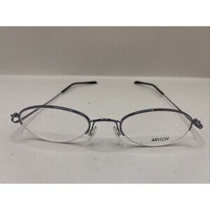 Argon Eyeglasses Lightweight 2008 C-3 Italy Designer Demo Lens Silver 45-20